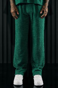 Jordan Textured Slim Pants - Green sold by Fashion Nova