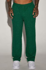 Jordan Textured Slim Pants - Green sold by Fashion Nova