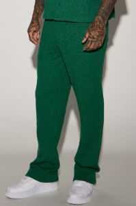 Jordan Textured Slim Pants - Green sold by Fashion Nova