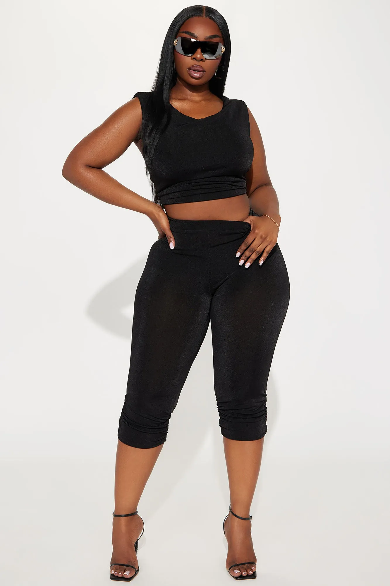 Take Me Out Capri Set - Black sold by Fashion Nova product image thumbnail 4