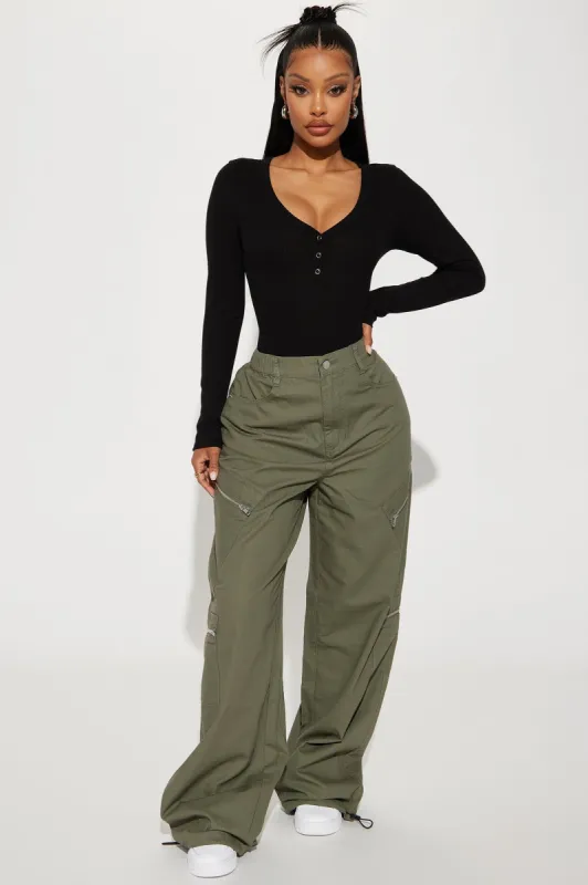 All My Life Ripstop Cargo Pant - Olive sold by Fashion Nova