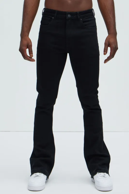 Cornell Slim Flare Jeans - Black sold by Fashion Nova