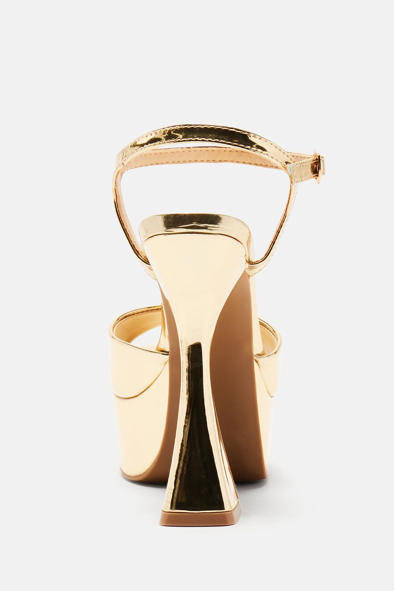 A Special Thing Heeled Sandals - Gold sold by Fashion Nova product image thumbnail 5