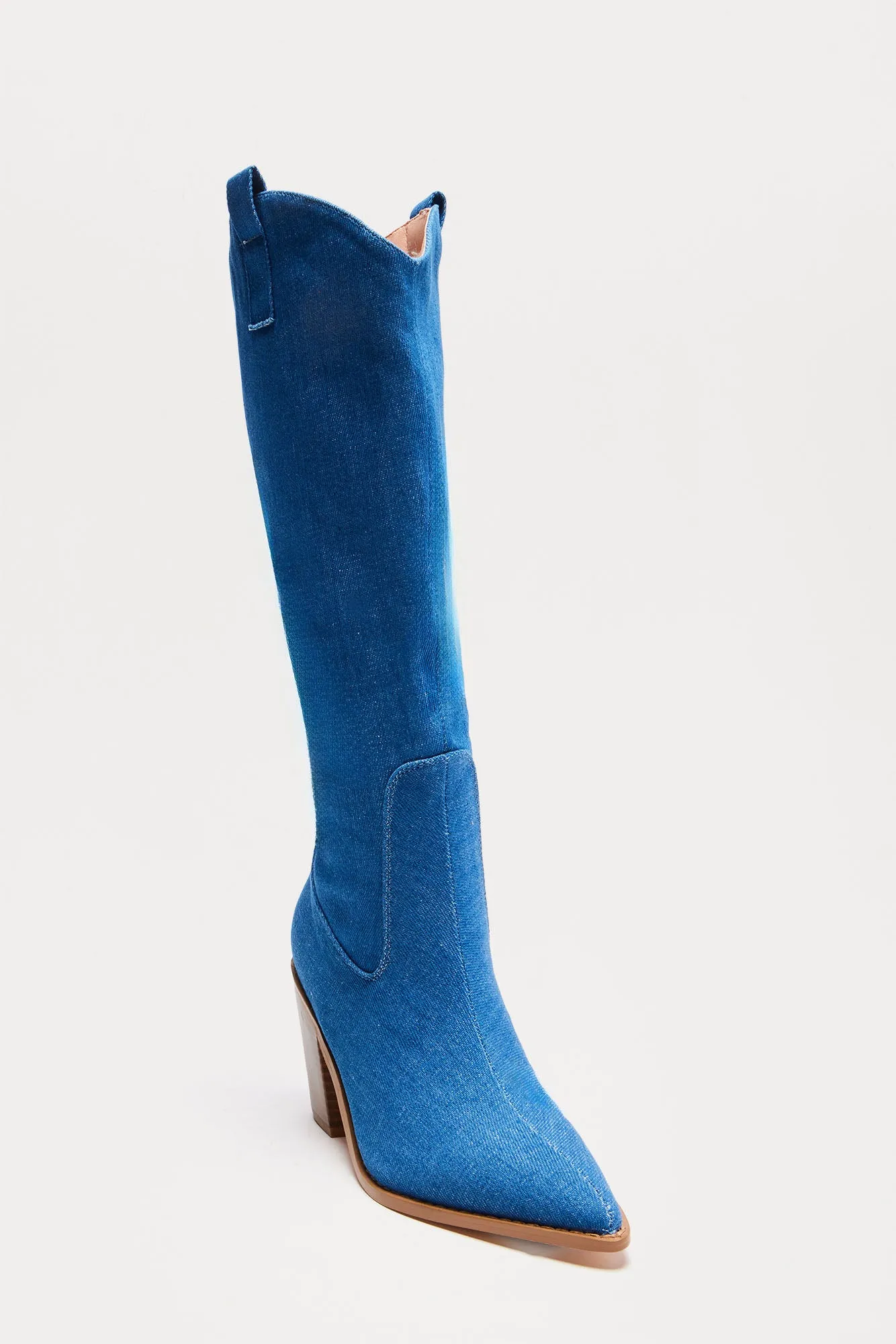 Kentucky Derby Cowboy Boots - Denim sold by Fashion Nova product image thumbnail 3