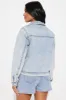 Day And Night Denim Cargo Jacket - Vintage Wash sold by Fashion Nova