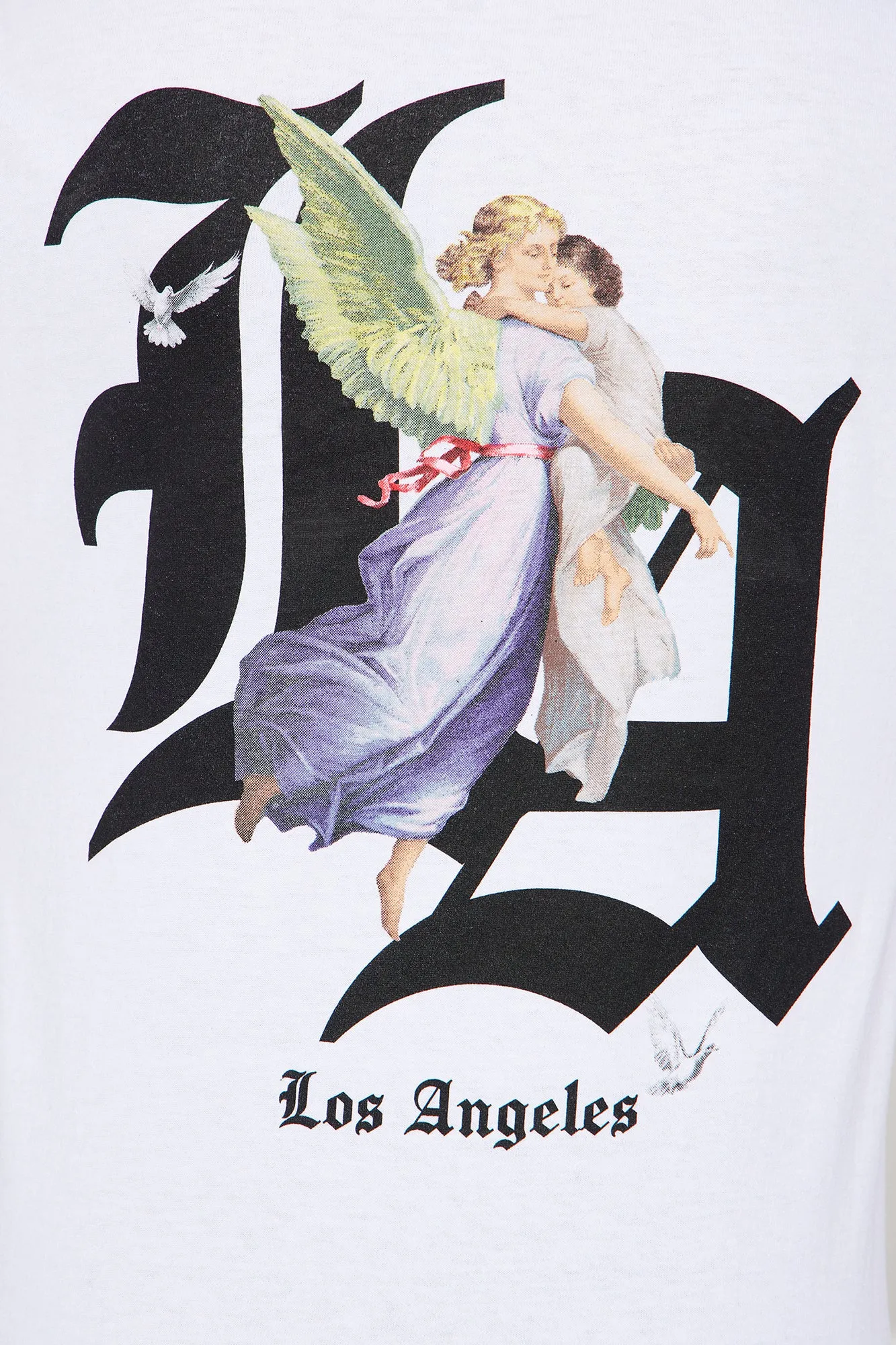 Los Angeles Angel Graphic Tee - White sold by Fashion Nova product image thumbnail 4