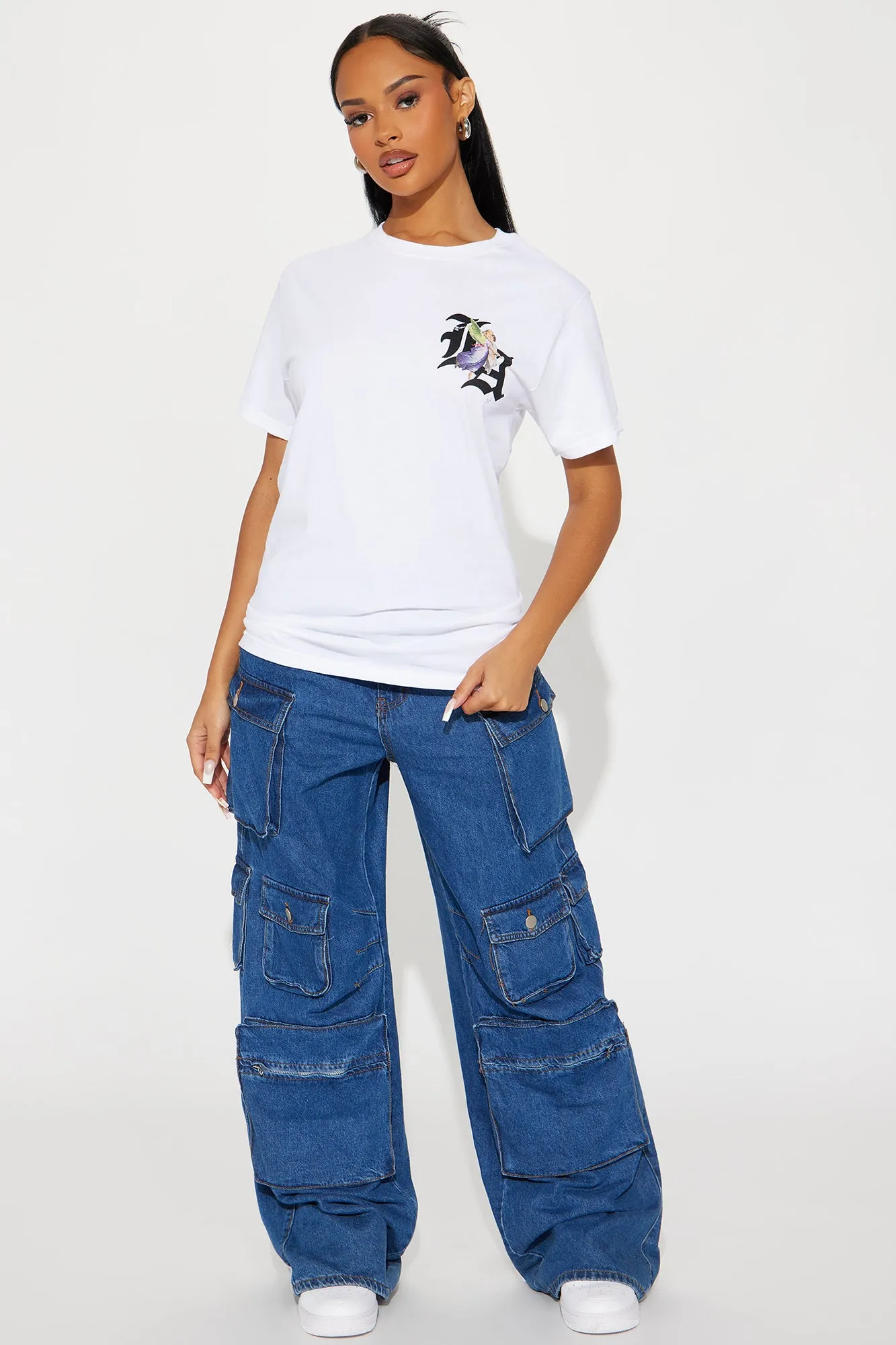 Los Angeles Angel Graphic Tee - White sold by Fashion Nova product image thumbnail 2