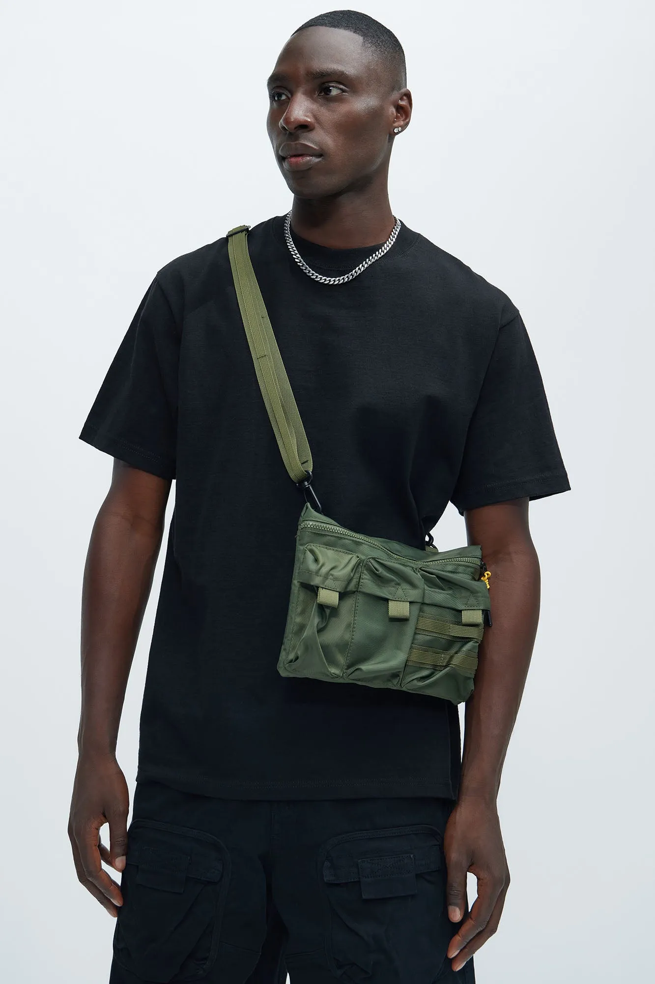 No Baggage Crossbody Bag - Olive sold by Fashion Nova