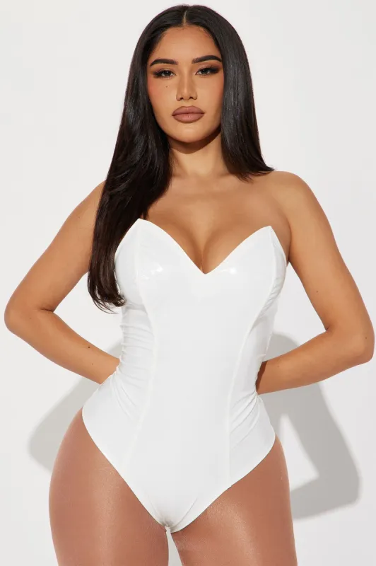 Sexy Babe 1 Piece Costume Starter - White sold by Fashion Nova