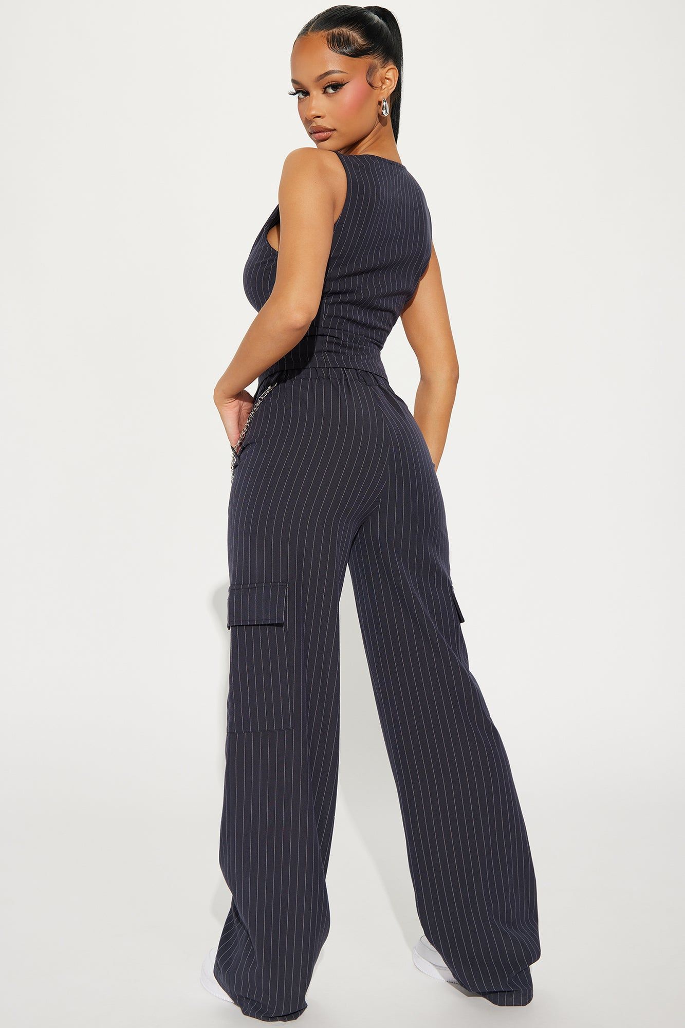 New Energy Vest Pant Set - Navy sold by Fashion Nova product image thumbnail 3