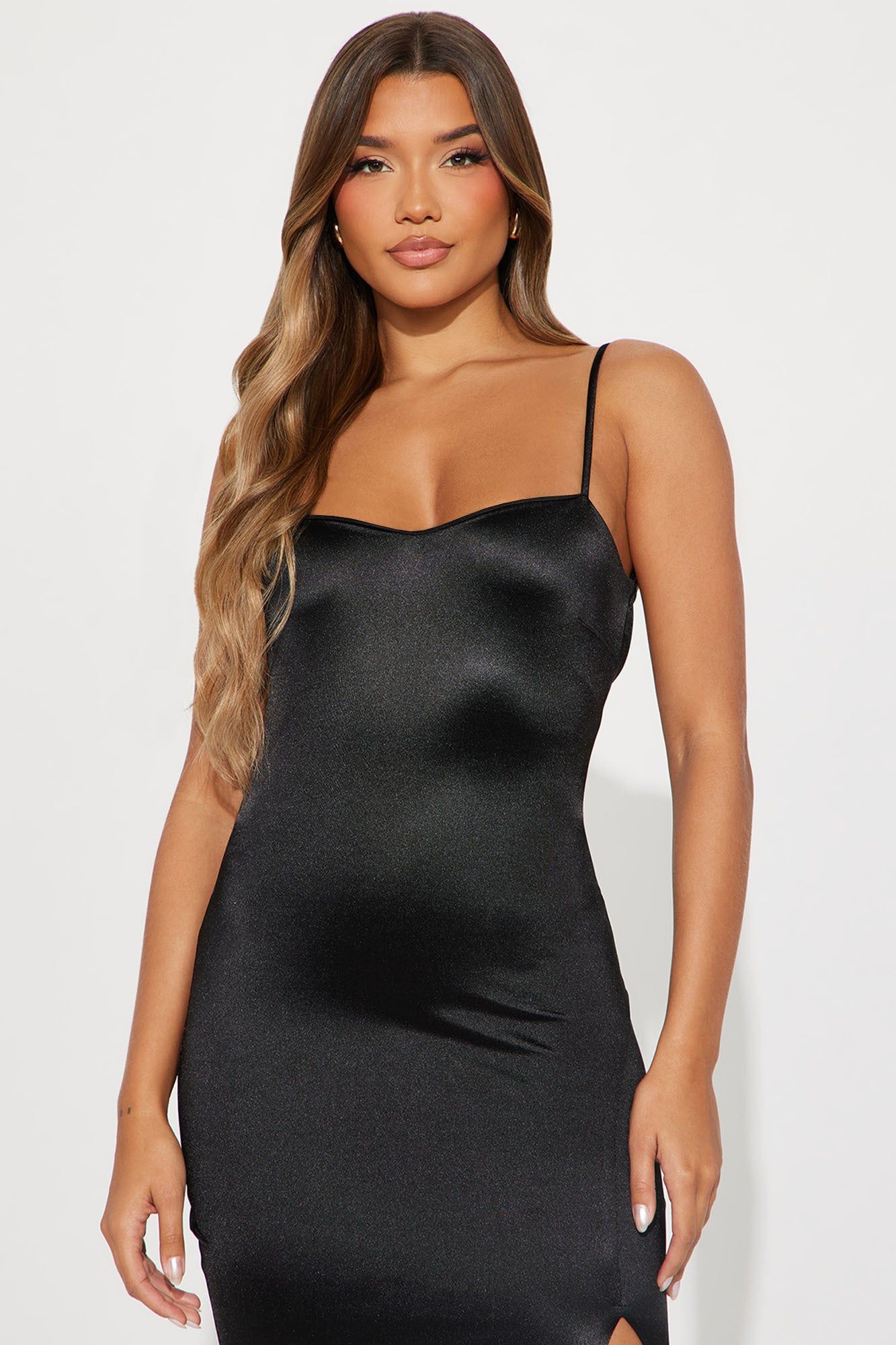 Kyra Satin Gown - Black sold by Fashion Nova product image thumbnail 2