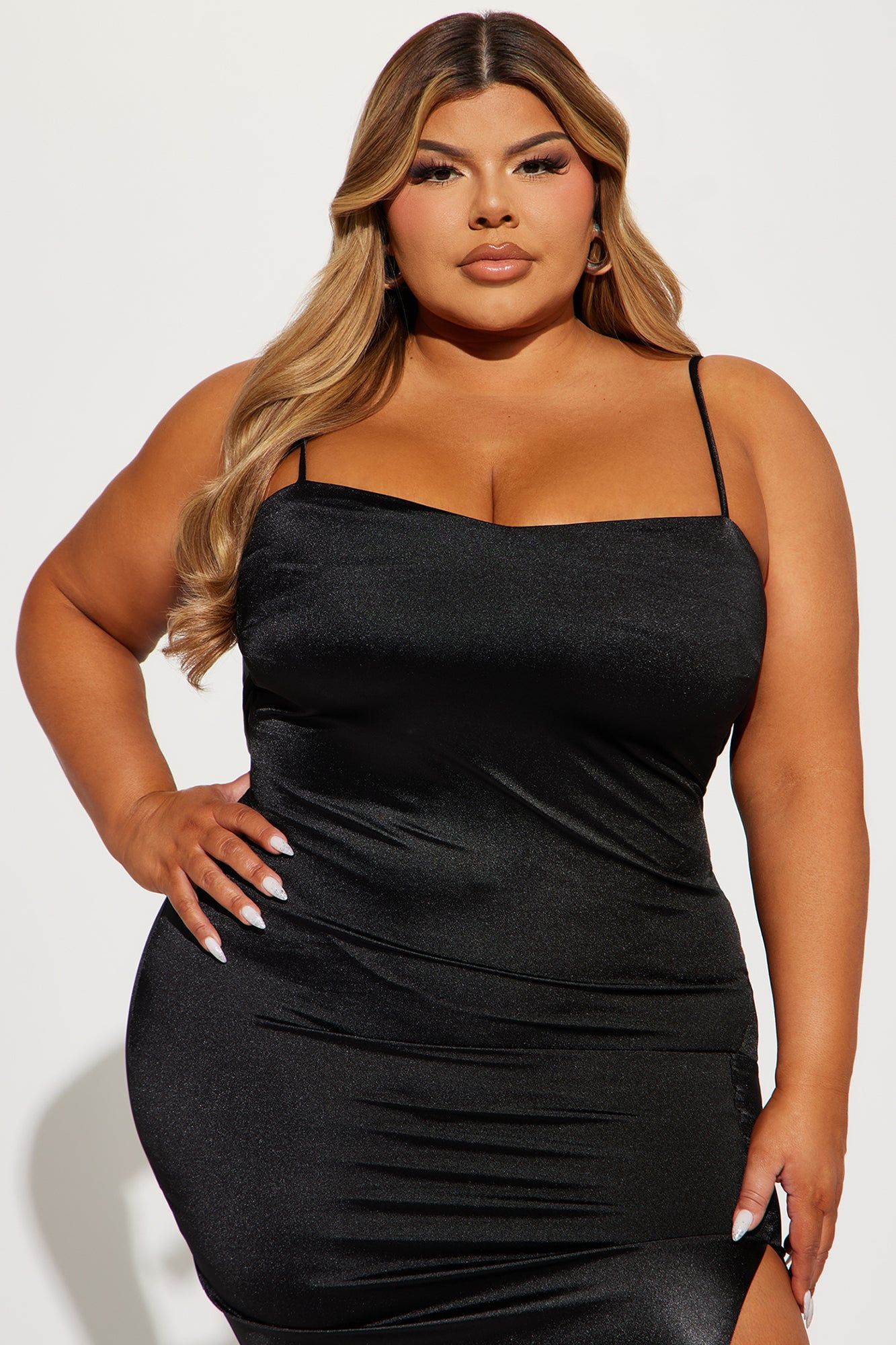 Kyra Satin Gown - Black sold by Fashion Nova product image thumbnail 5