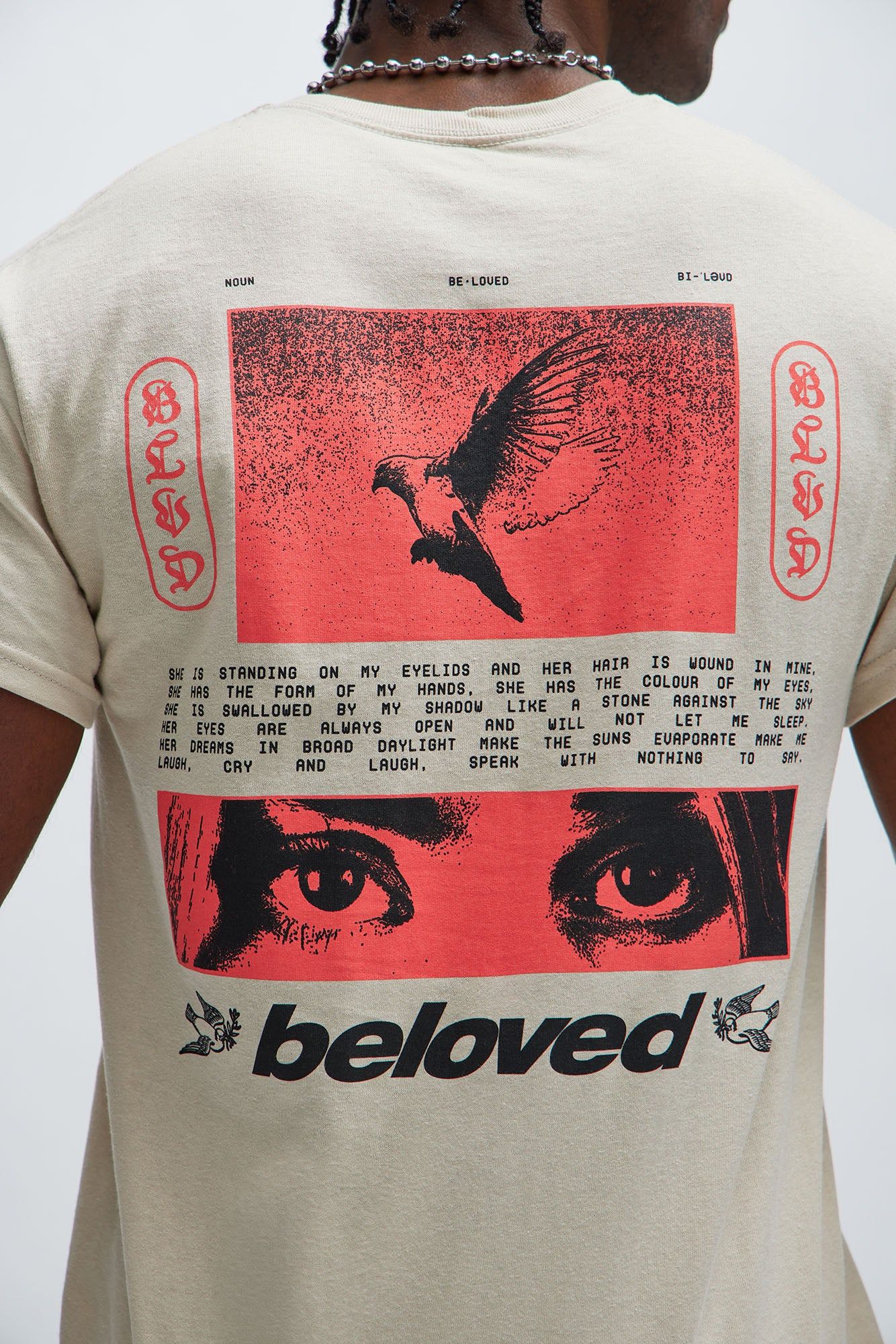 Beloved And Admired Short Sleeve Tee - Sand sold by Fashion Nova product image thumbnail 4