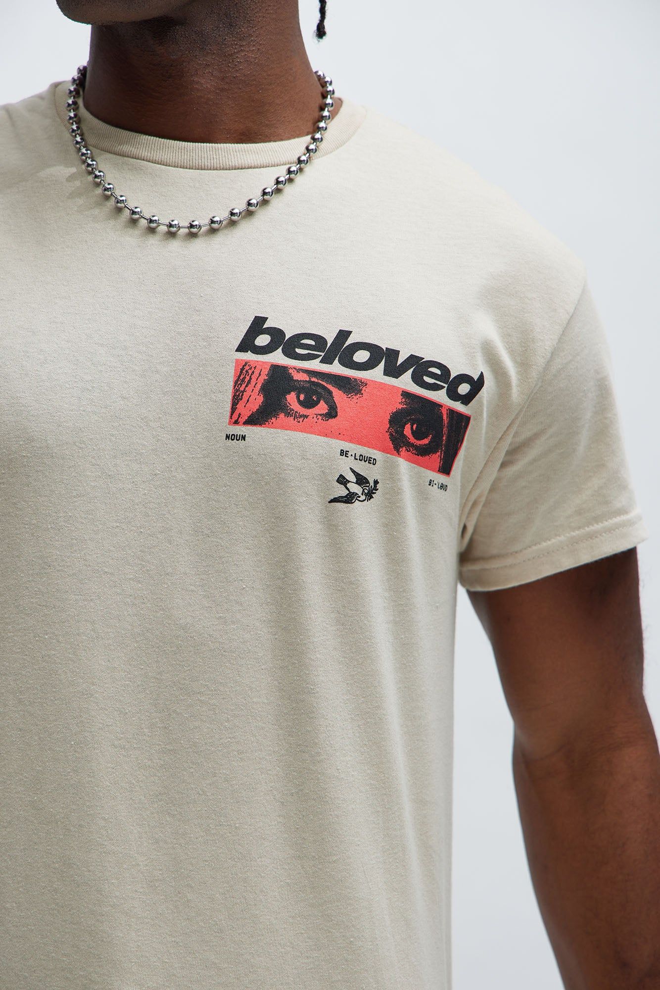 Beloved And Admired Short Sleeve Tee - Sand sold by Fashion Nova product image thumbnail 3