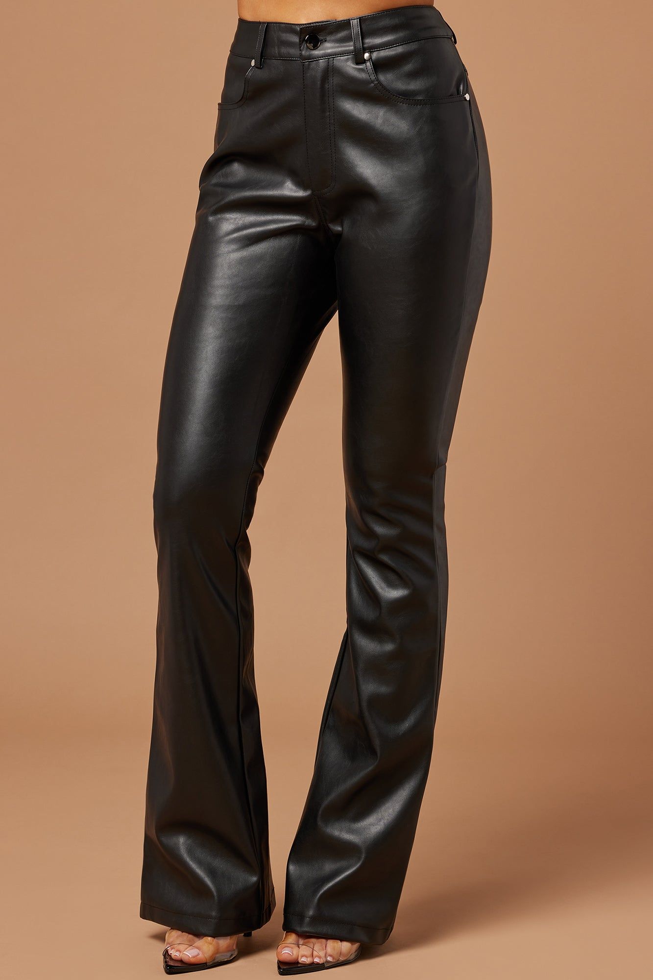 Presley Faux Leather Pant - Black sold by Fashion Nova product image thumbnail 2