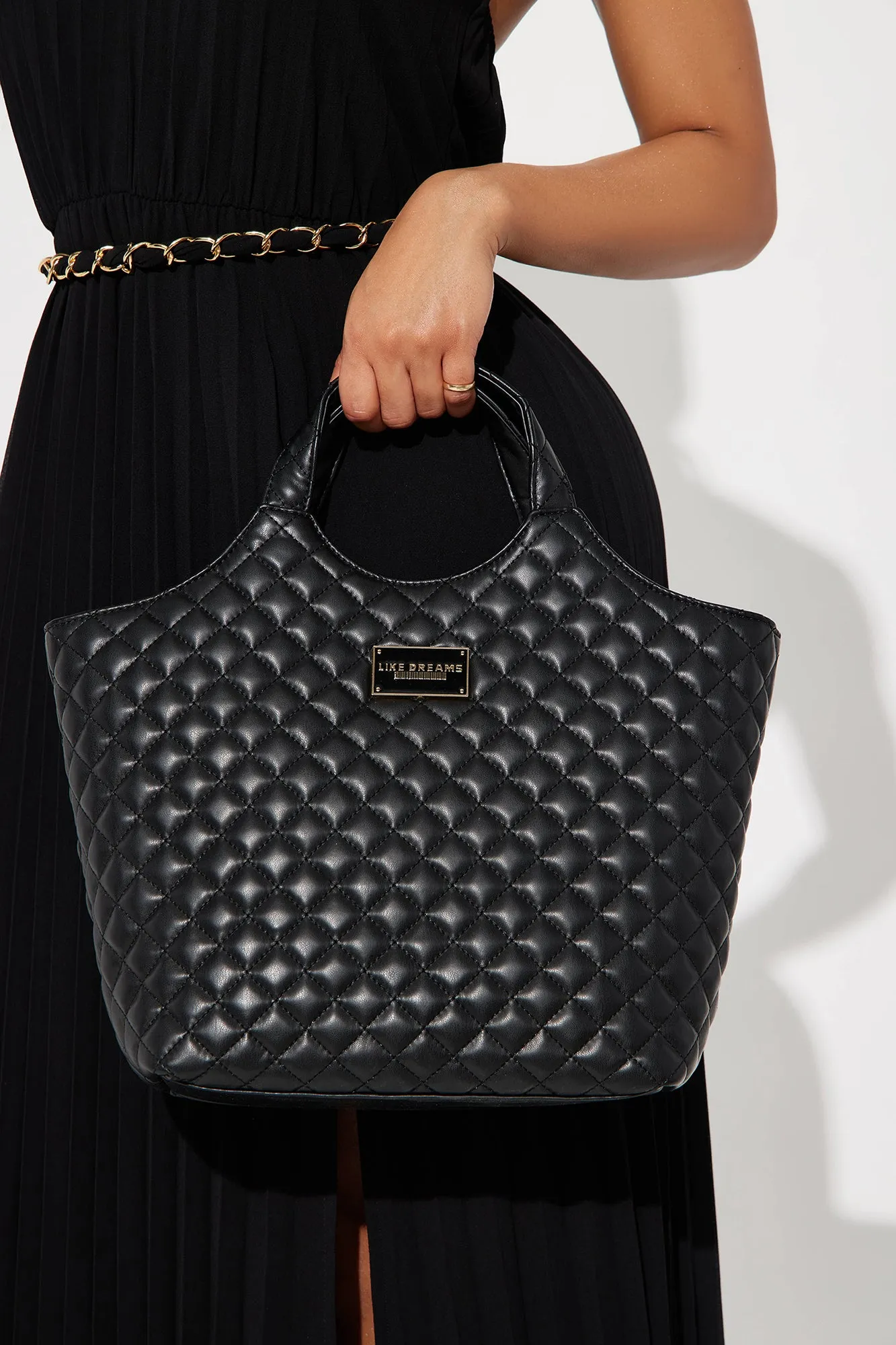 The Ultimate Tote Bag - Black sold by Fashion Nova