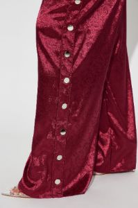 Sweet Bliss Satin Pant Set - Burgundy sold by Fashion Nova