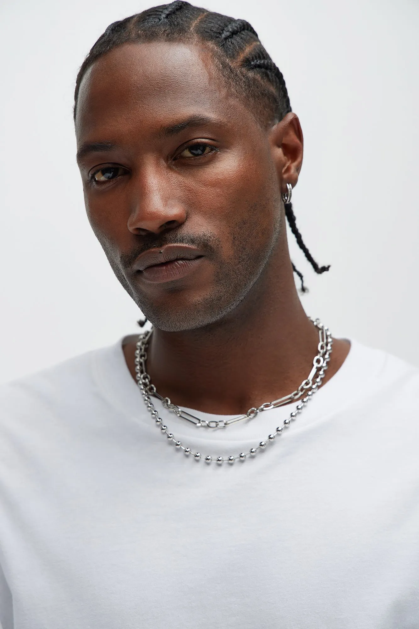 Rage Ready 2 Piece Chain Necklace - Silver sold by Fashion Nova product image thumbnail 2