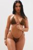 Kamila Shimmer 2 Piece Bikini - Bronze sold by Fashion Nova