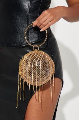 Ballin On You Clutch - Gold sold by Fashion Nova