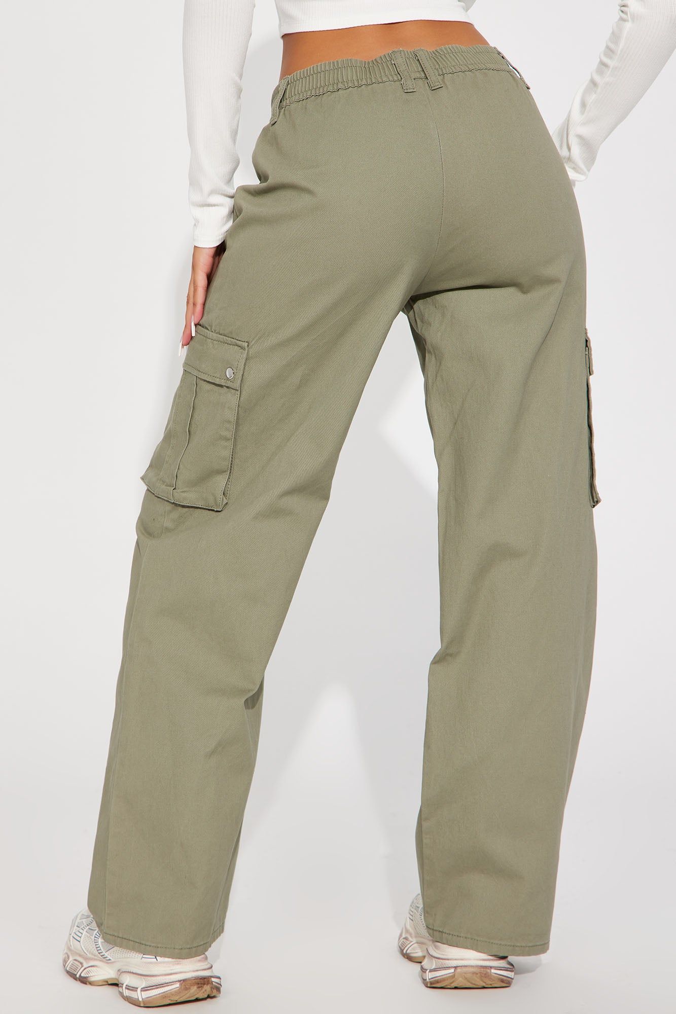 Julianna Cargo Pant - Olive sold by Fashion Nova product image thumbnail 3