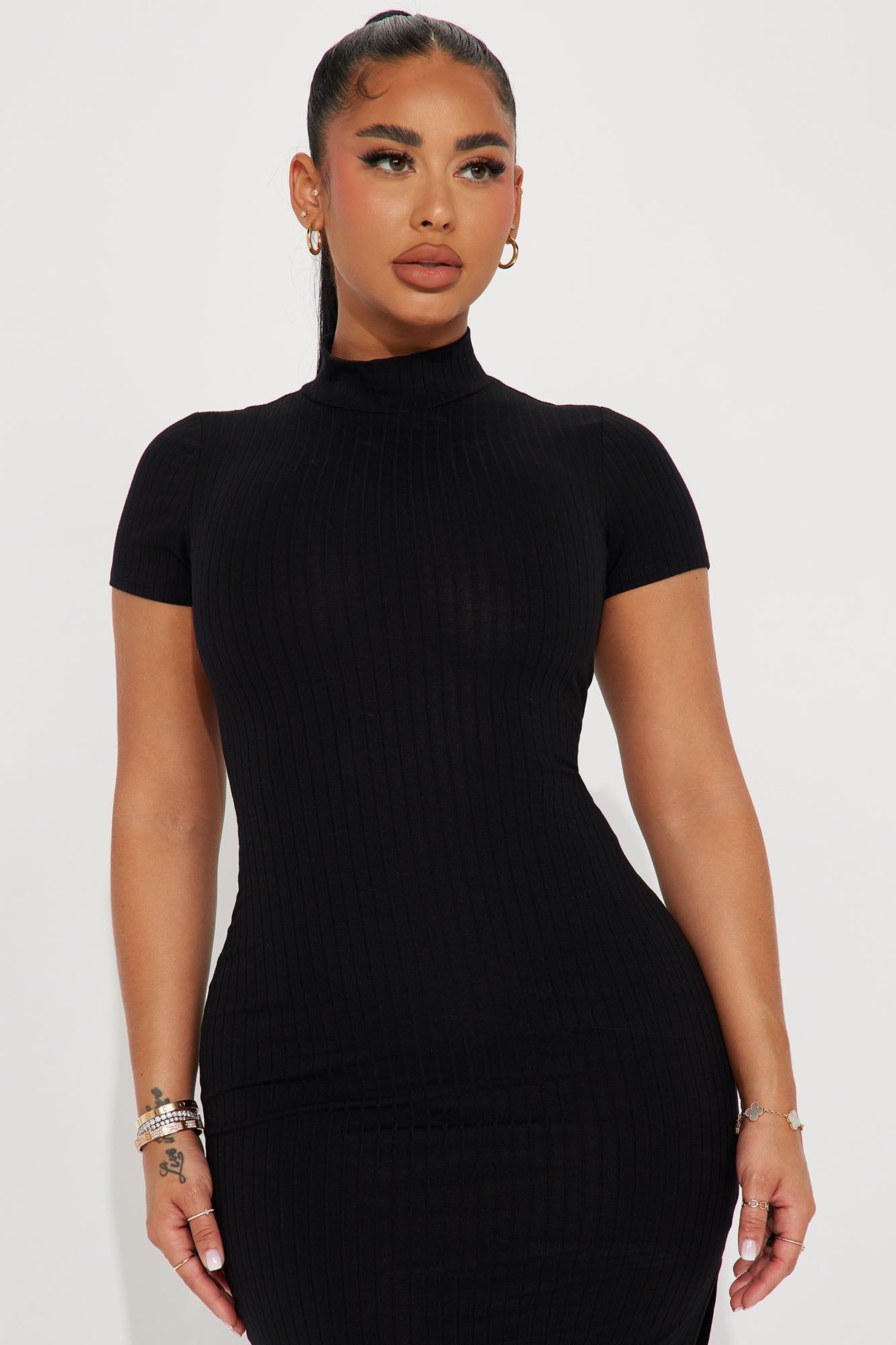 Karissa Ribbed Maxi Dress - Black sold by Fashion Nova product image thumbnail 2