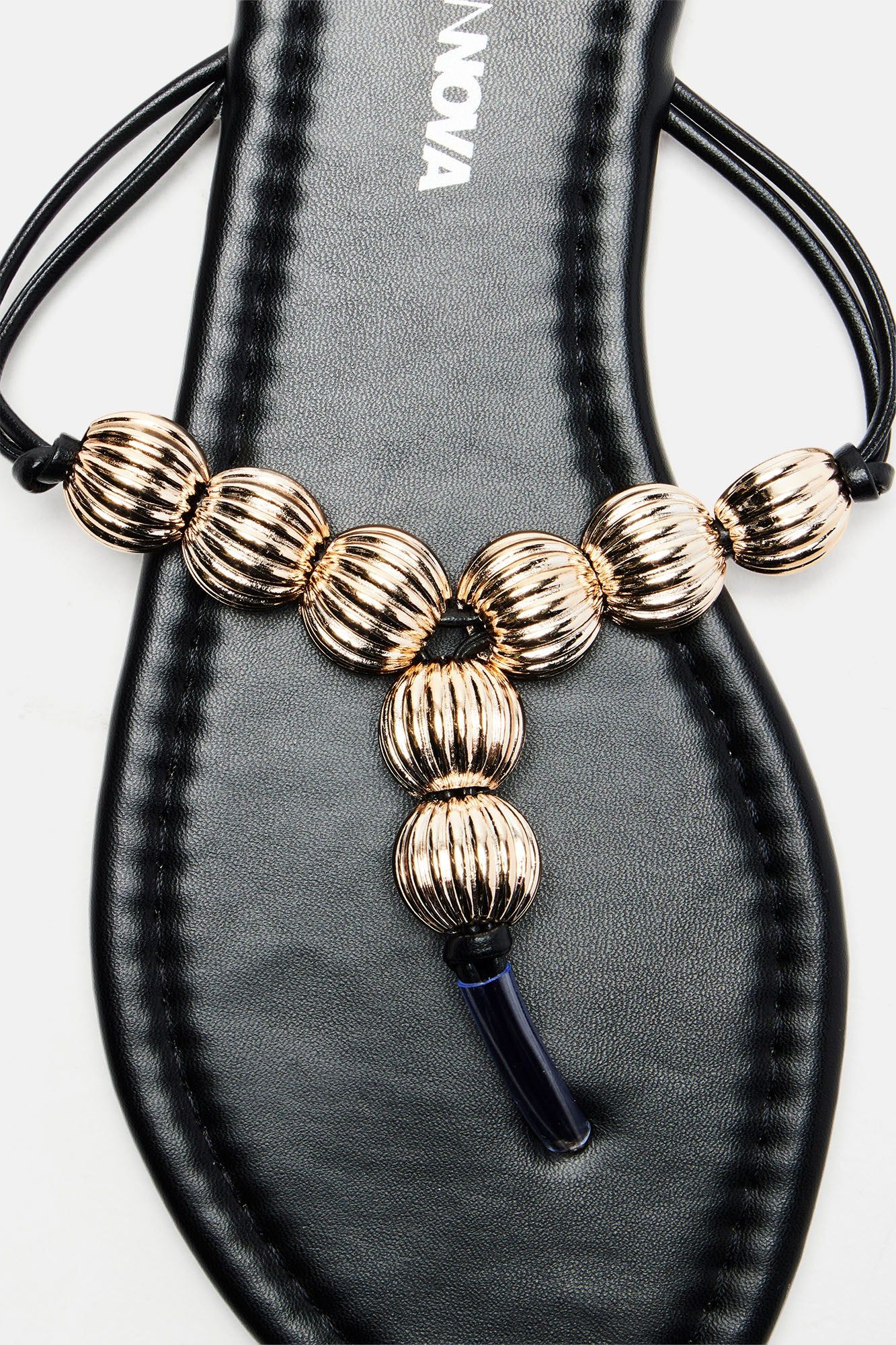 Meet Me In Bali Flip Flops - Black sold by Fashion Nova product image thumbnail 3