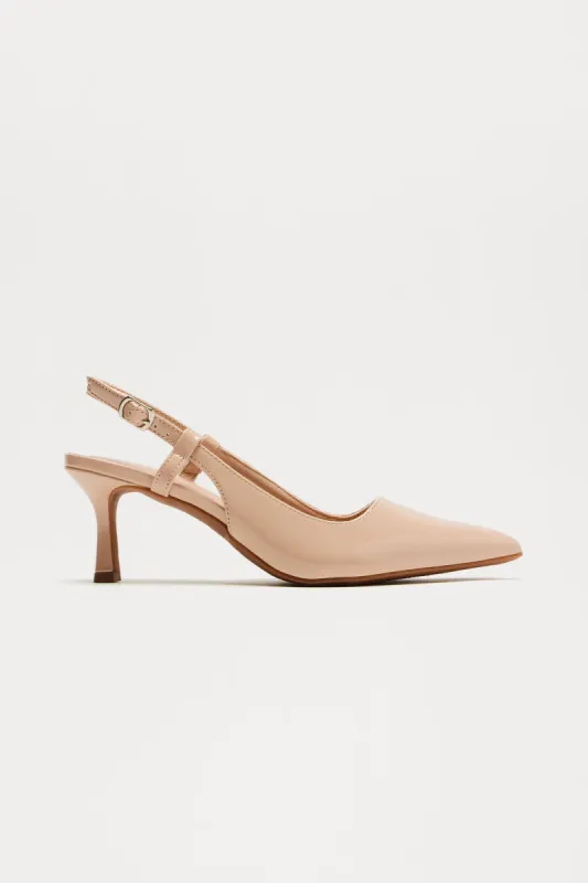 Asher Slingback Pumps - Nude sold by Fashion Nova