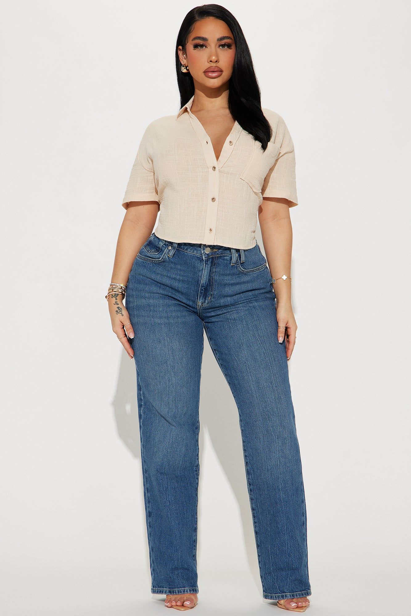 Rowan Shirt - Sand sold by Fashion Nova product image thumbnail 2