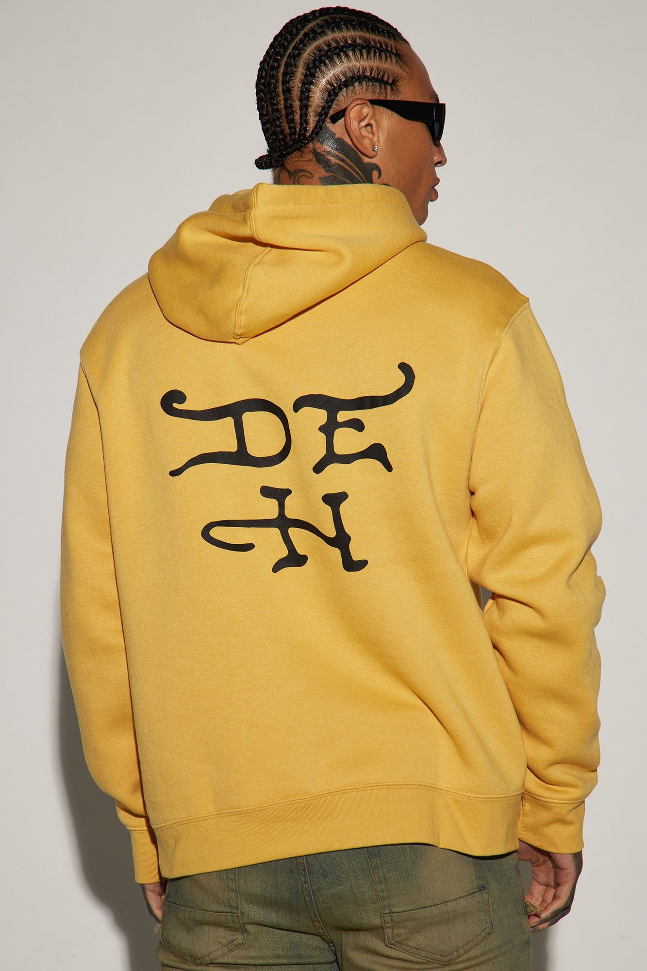 Ed Hardy Fire Tiger Hoodie - Yellow sold by Fashion Nova product image thumbnail 5
