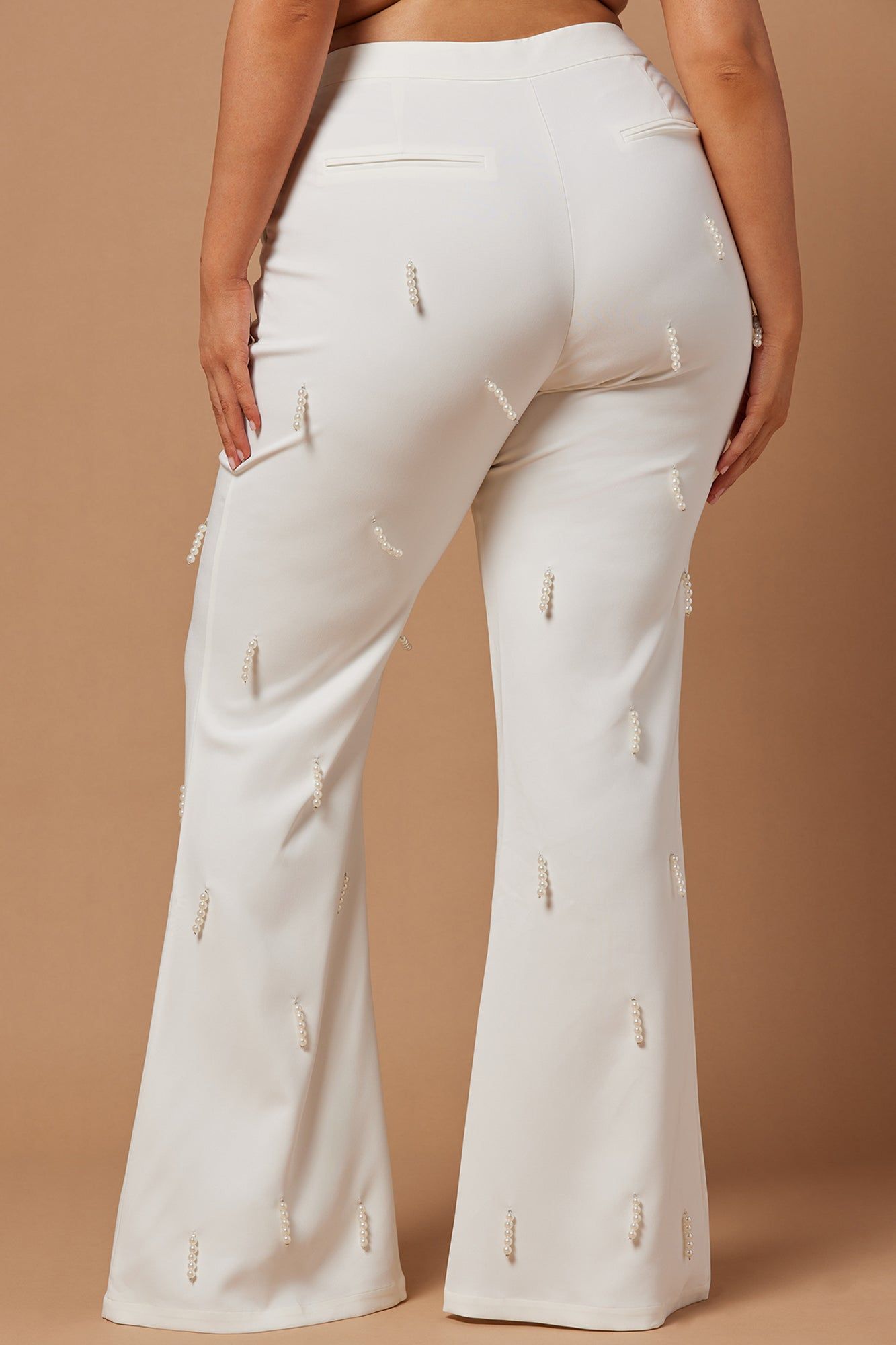 Bella Embellished Pant - Ivory sold by Fashion Nova product image thumbnail 7