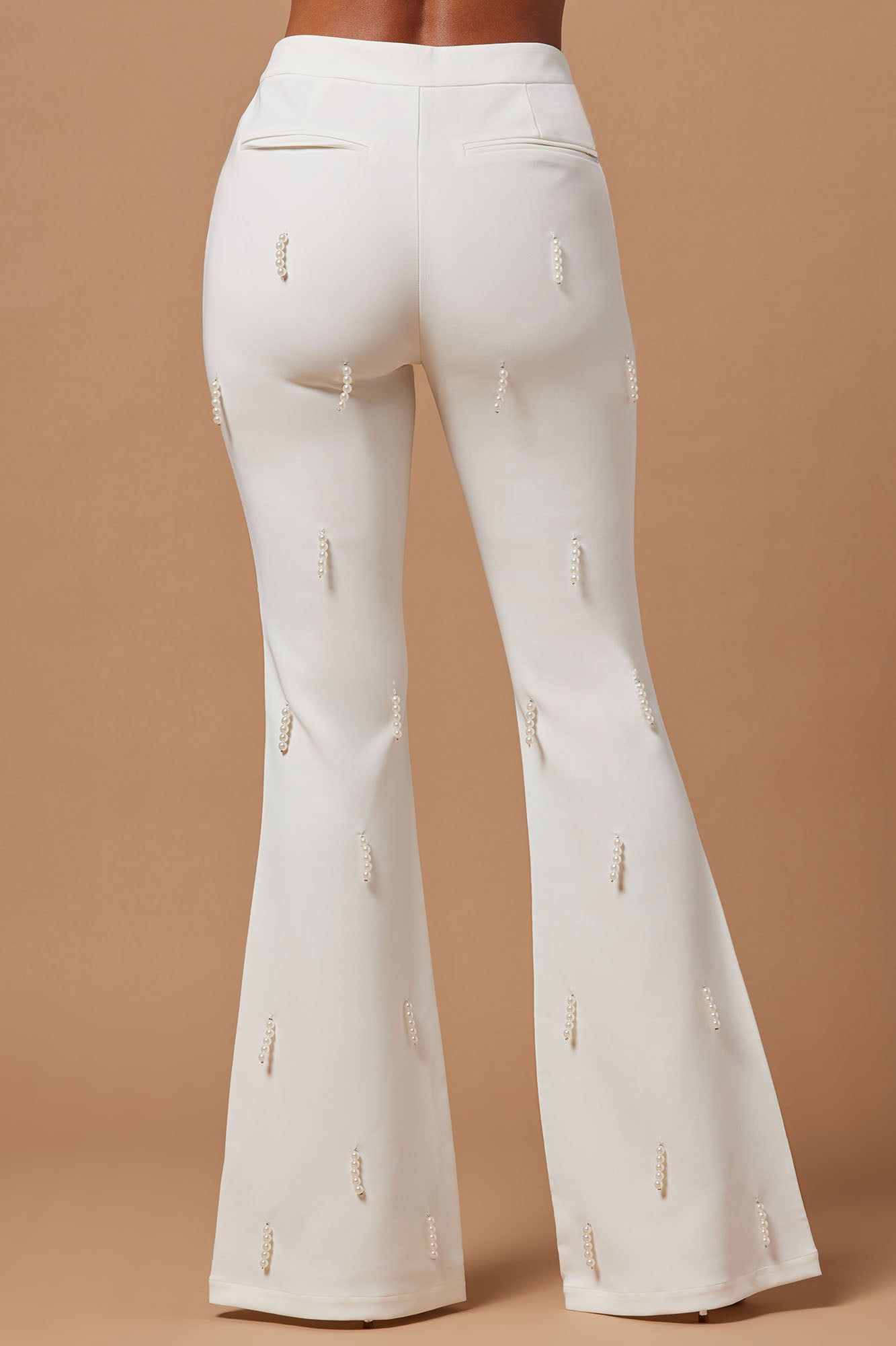 Bella Embellished Pant - Ivory sold by Fashion Nova product image thumbnail 4