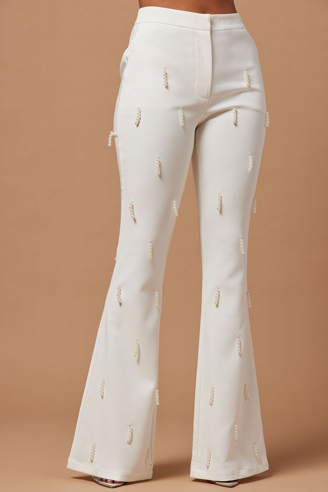 Bella Embellished Pant - Ivory sold by Fashion Nova product image thumbnail 2