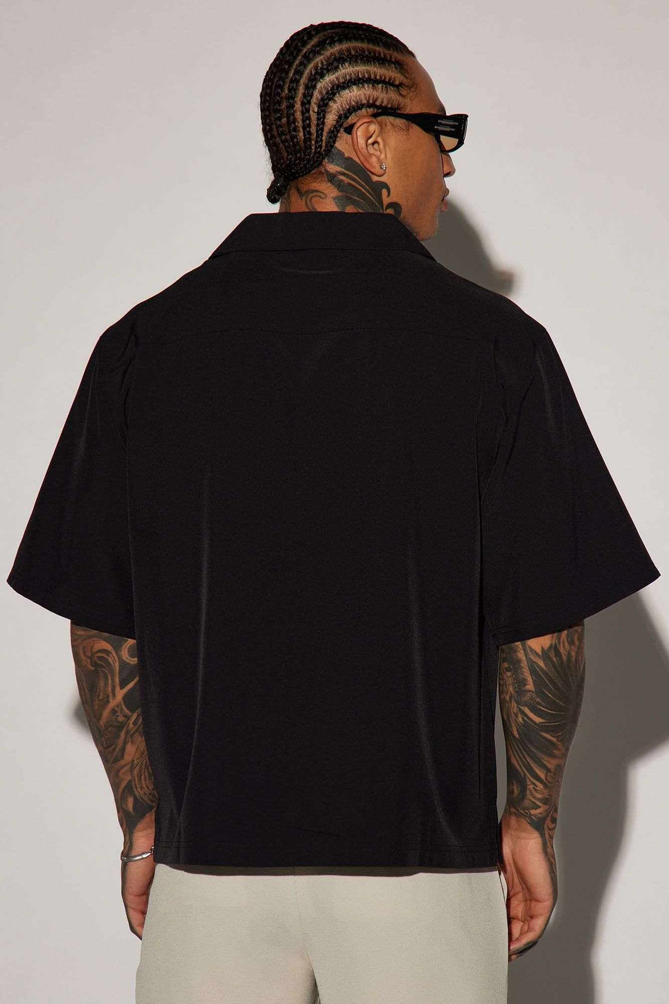 Saints Social Club Button Up Shirt - Black sold by Fashion Nova product image thumbnail 4