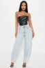 Alessa Taper Leg Baggy Jeans - Light Wash sold by Fashion Nova