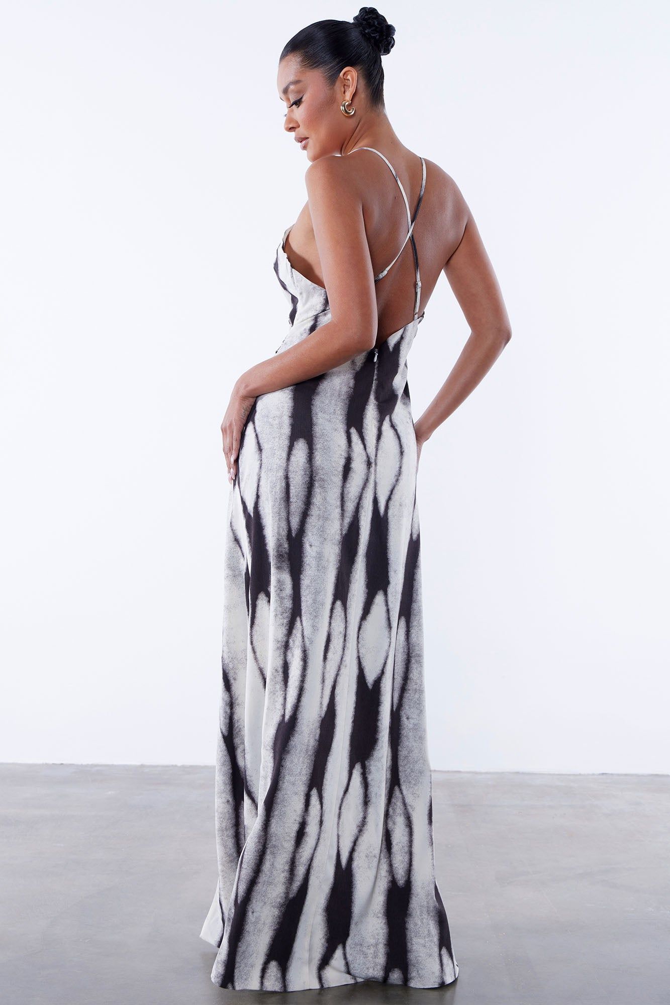 Ready To Dance Maxi Dress - Black/White sold by Fashion Nova product image thumbnail 4