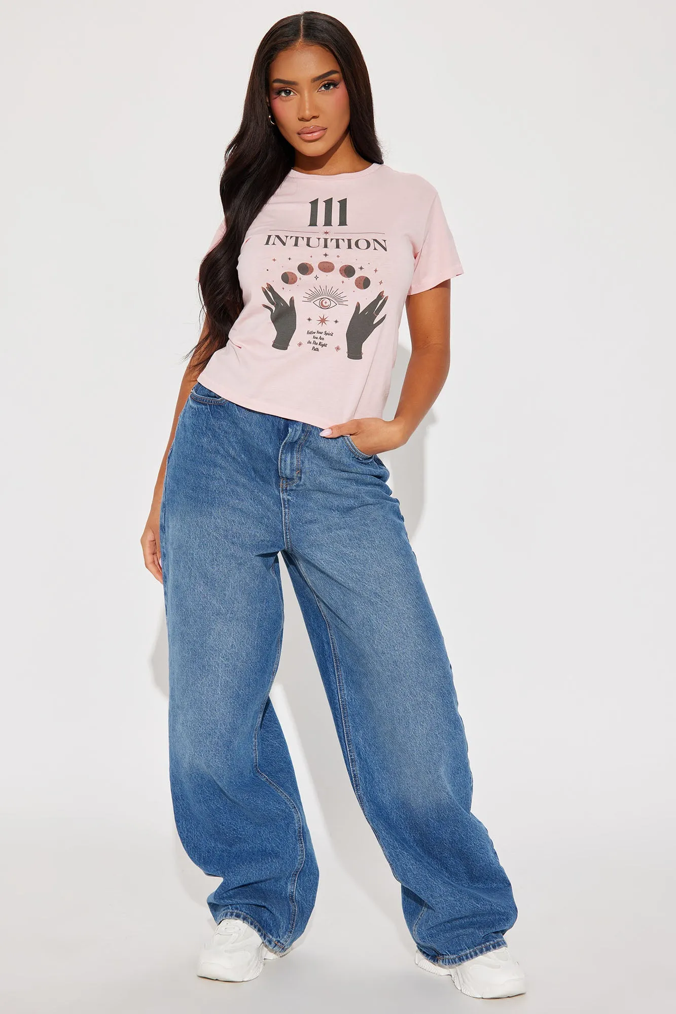111 Soul Intuition Tee - Pink sold by Fashion Nova product image thumbnail 3