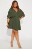 Francesca Flowy Mini Dress - Olive sold by Fashion Nova