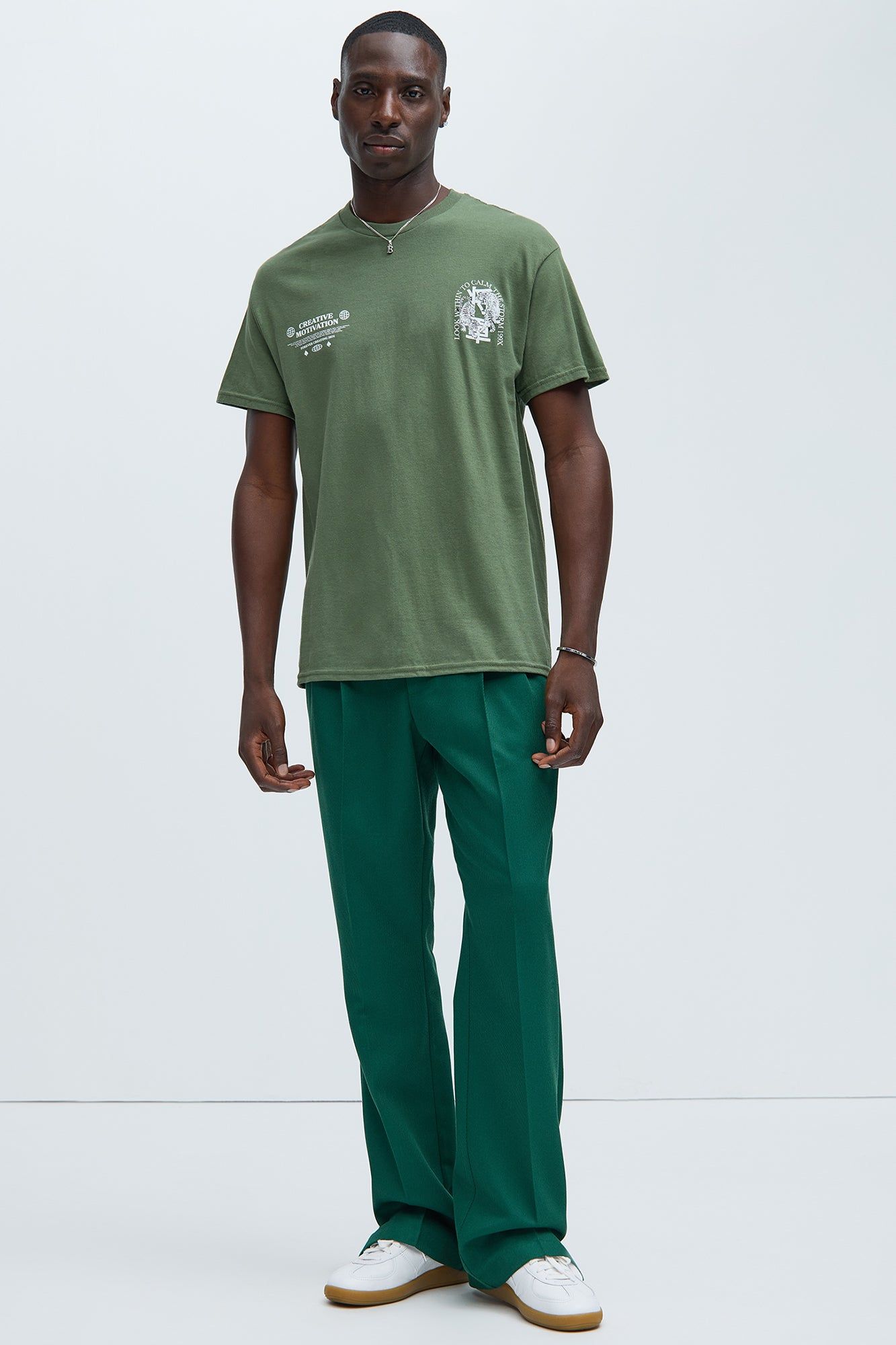 Creative Motivation Short Sleeve Tee - Olive sold by Fashion Nova product image thumbnail 3