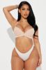 Feels Like Love Microfiber Thong Panty - Blush sold by Fashion Nova