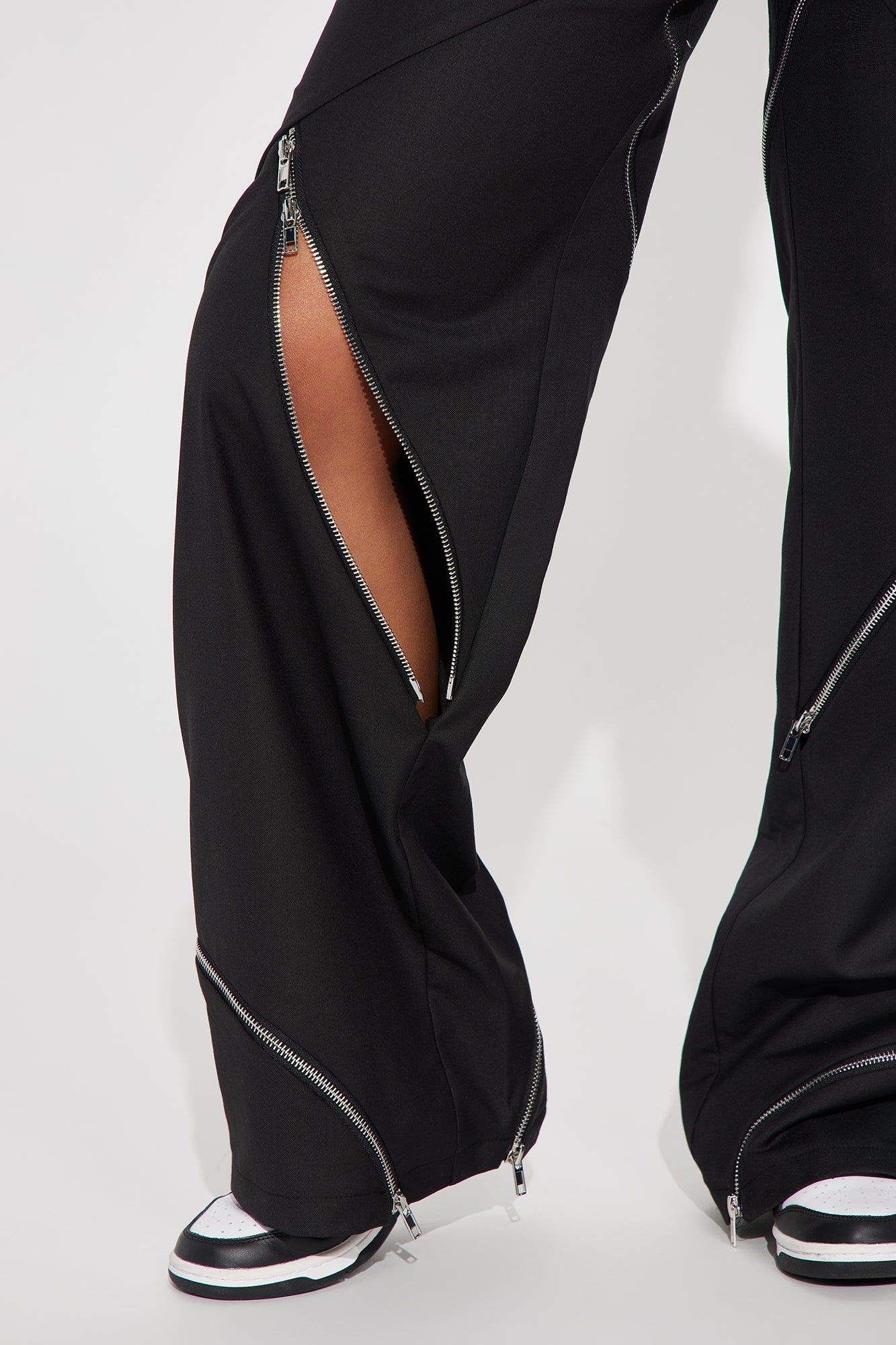 Zipper Me Up Trouser - Black sold by Fashion Nova product image thumbnail 3