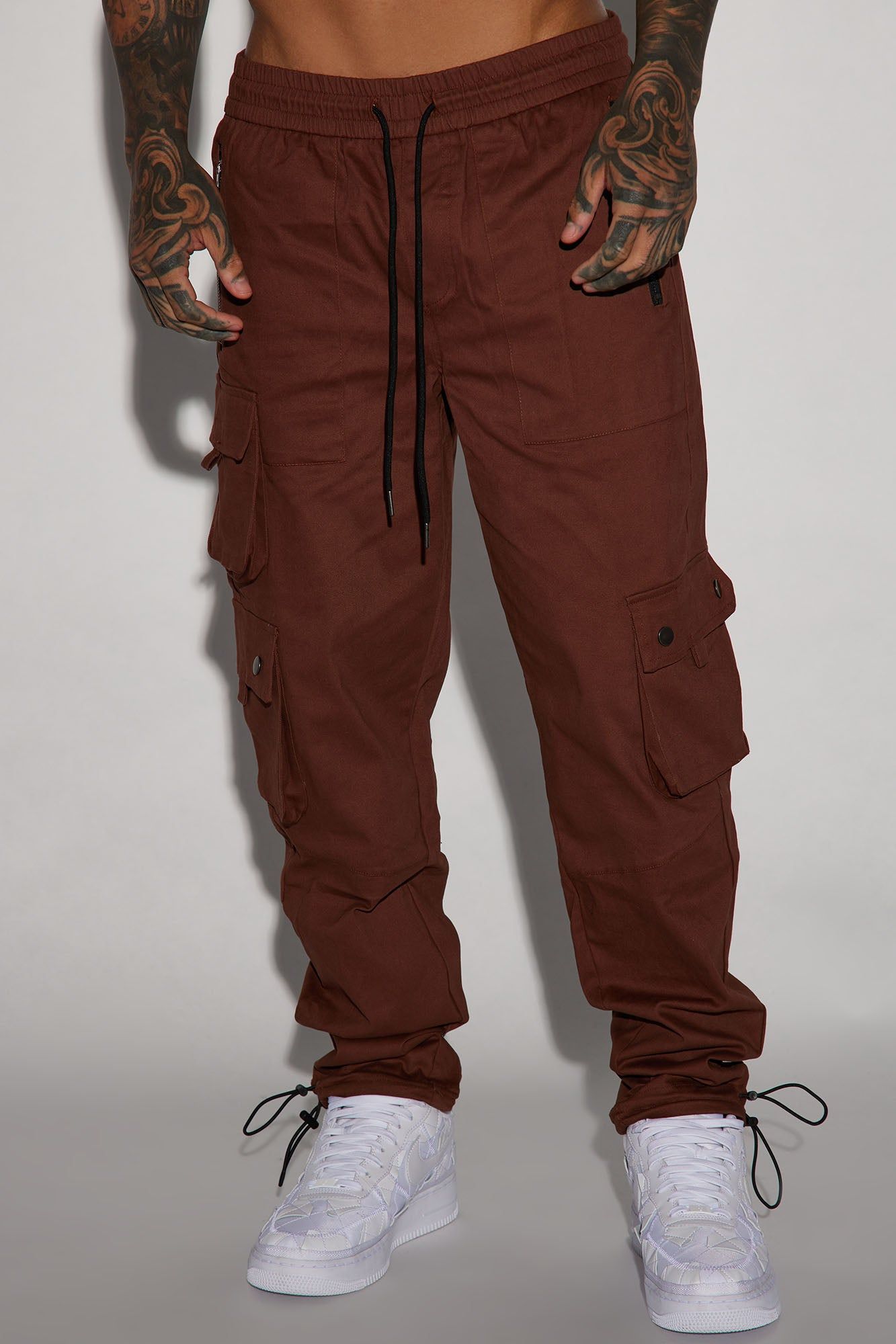 Roaming Twill Cargo Pants - Brown sold by Fashion Nova product image thumbnail 4