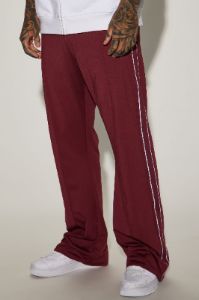Almost Famous Flare Sweatpant - Burgundy sold by Fashion Nova