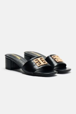 To Top It Off Heeled Sandals - Black sold by Fashion Nova