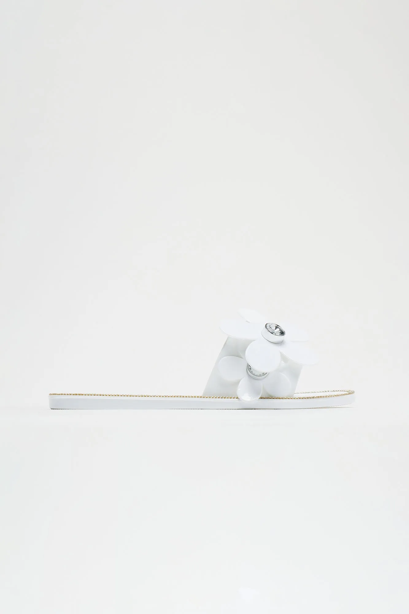 Sweet Flower Sandals - White sold by Fashion Nova product image thumbnail 2