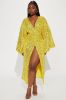 Dancing Queen Sequin Maxi Dress - Yellow sold by Fashion Nova