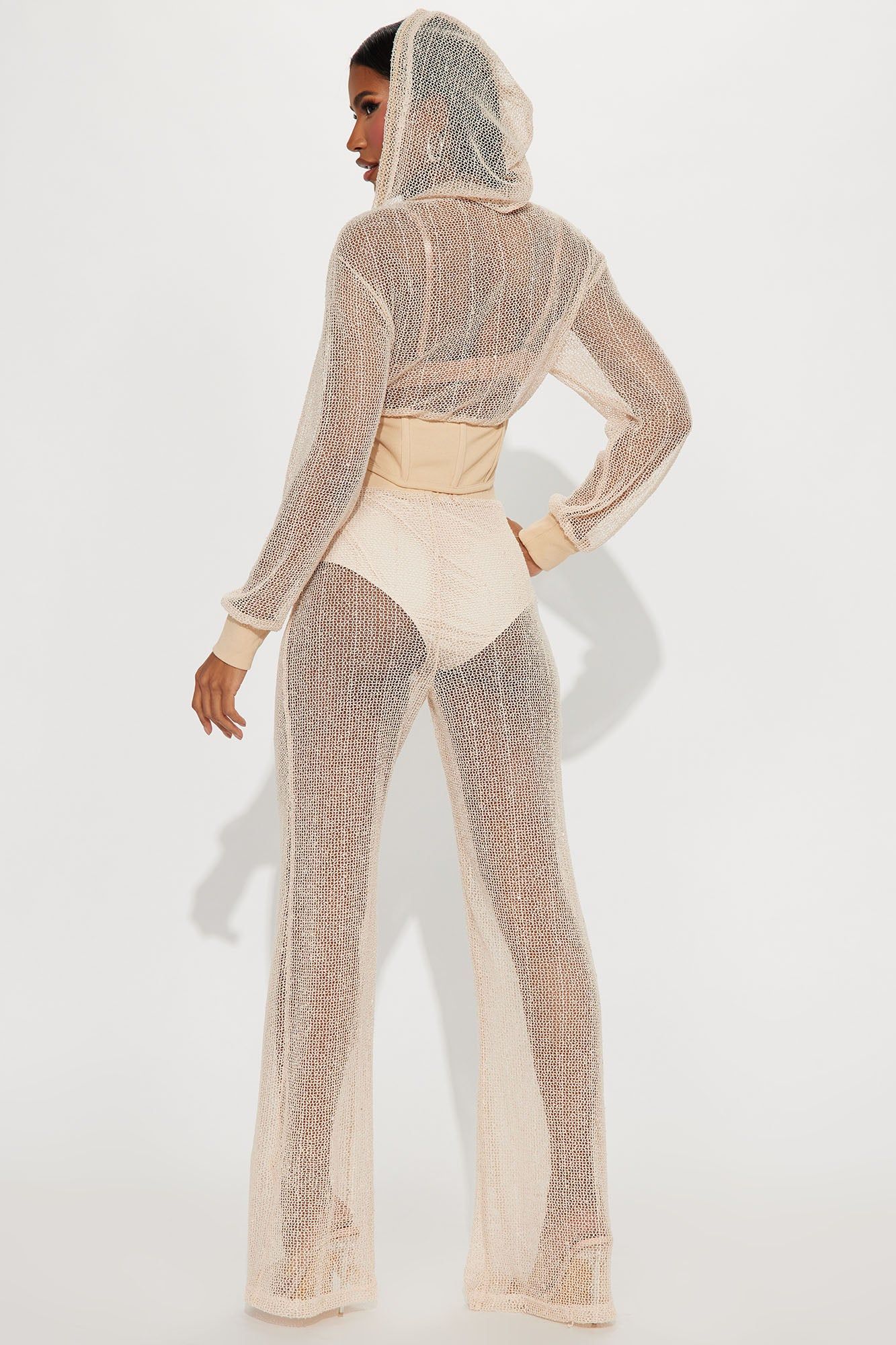 More Of Me Pant Set - Cream sold by Fashion Nova product image thumbnail 3