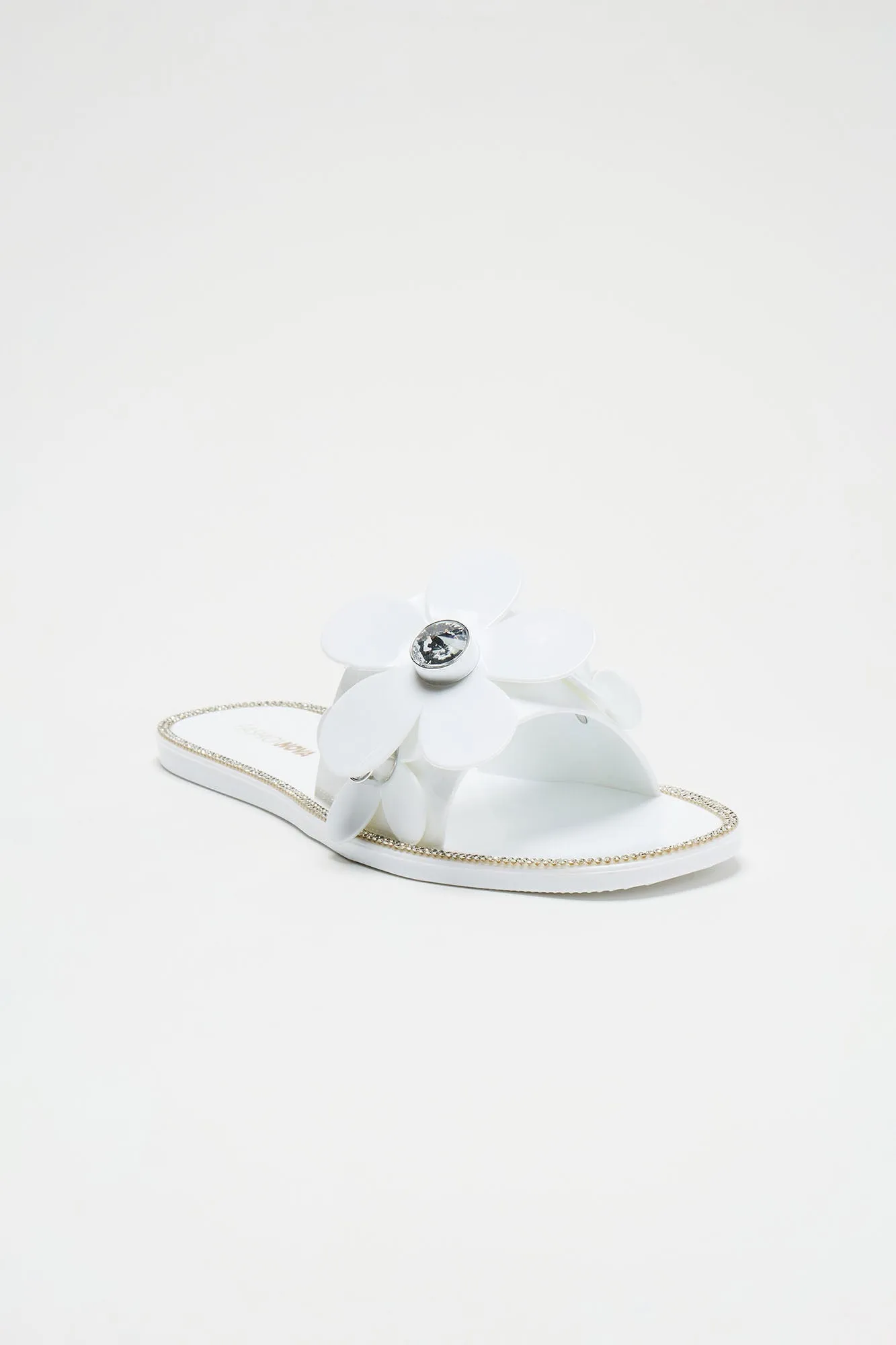 Sweet Flower Sandals - White sold by Fashion Nova product image thumbnail 4