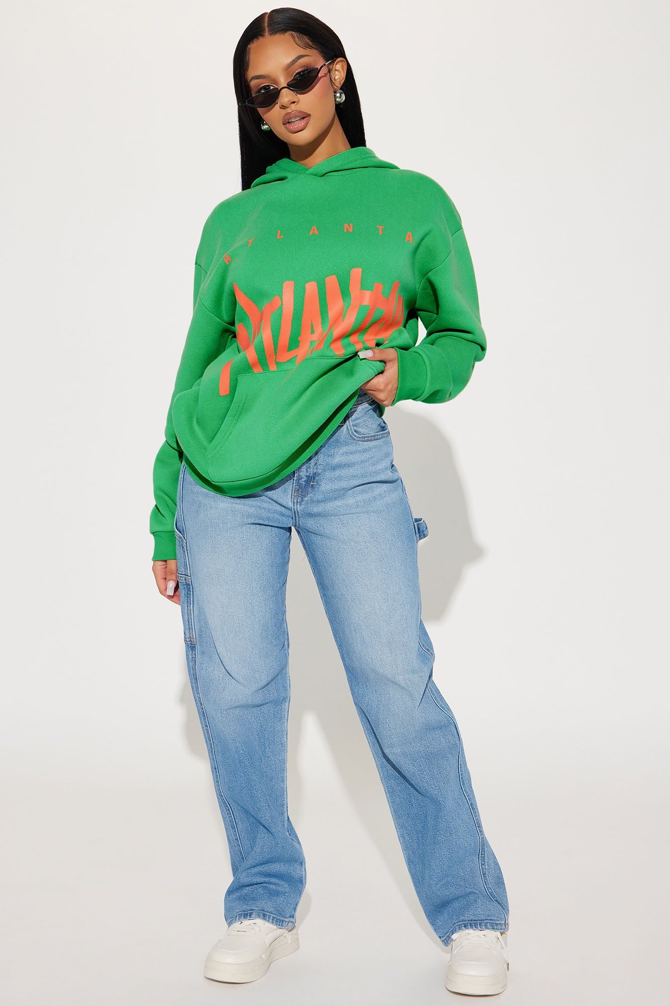 Atlanta Vibe Graphic Hoodie - Green sold by Fashion Nova product image thumbnail 2