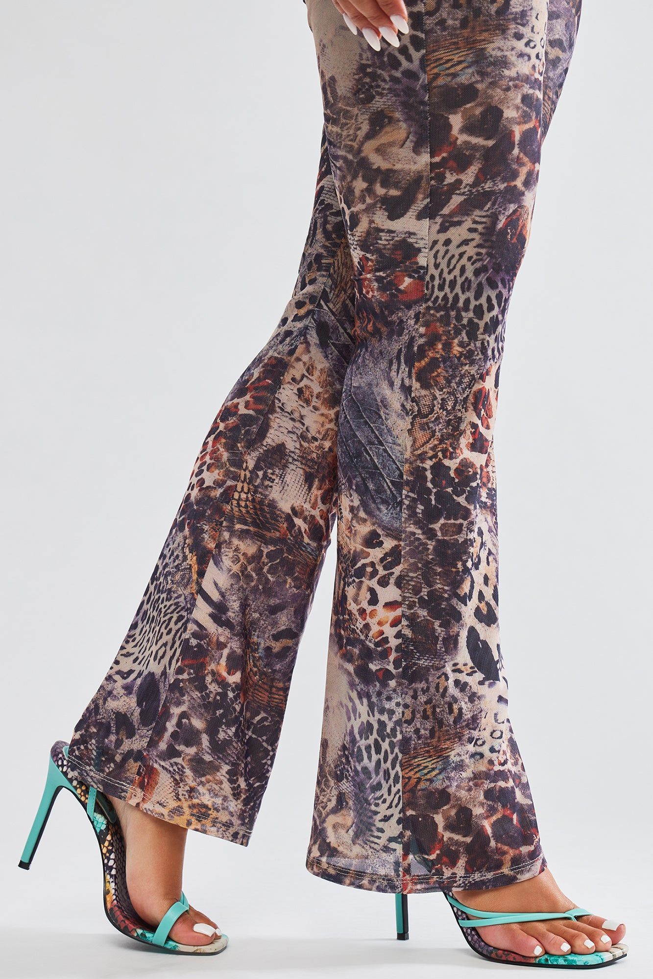 Smooth Like Me Heeled Sandals - Blue/combo sold by Fashion Nova product image thumbnail 2